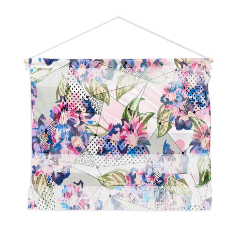 Marta Barragan Camarasa Flower geometric stroke Wall Hanging Landscape