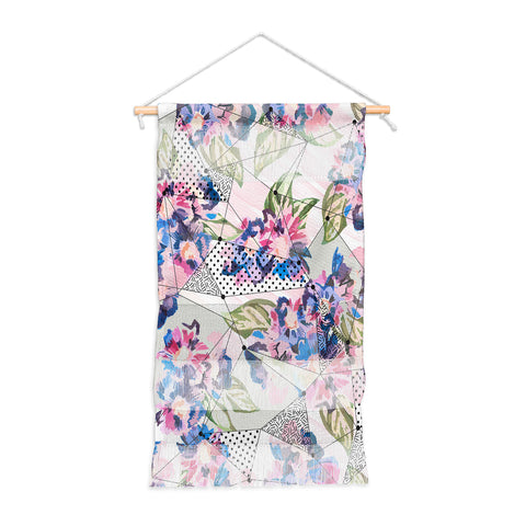 Marta Barragan Camarasa Flower geometric stroke Wall Hanging Portrait