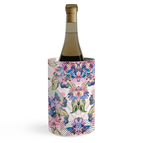Marta Barragan Camarasa Flower geometric stroke Wine Chiller