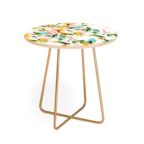 Marta Barragan Camarasa Flowered Round Side Table