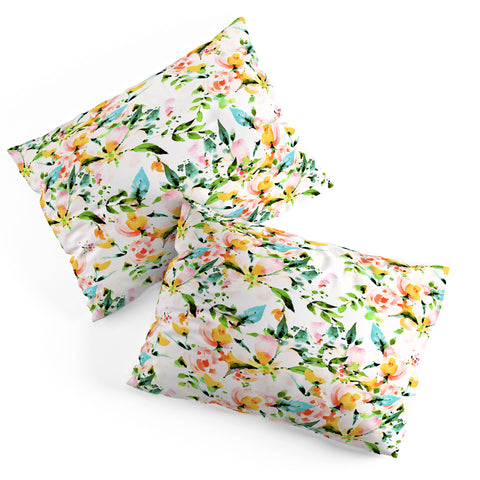 Marta Barragan Camarasa Flowered Pillow Shams
