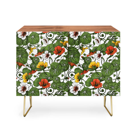 Marta Barragan Camarasa Flowering garden nasturtiums Credenza