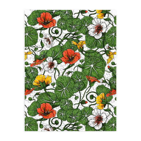 Marta Barragan Camarasa Flowering garden nasturtiums Puzzle