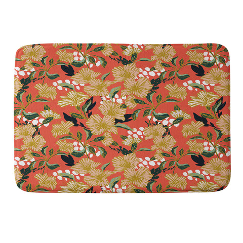 Marta Barragan Camarasa Flowering sweet bloom 01 Memory Foam Bath Mat