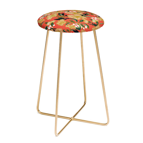 Marta Barragan Camarasa Flowering sweet bloom 01 Counter Stool
