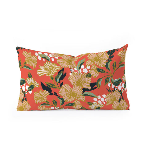 Marta Barragan Camarasa Flowering sweet bloom 01 Oblong Throw Pillow
