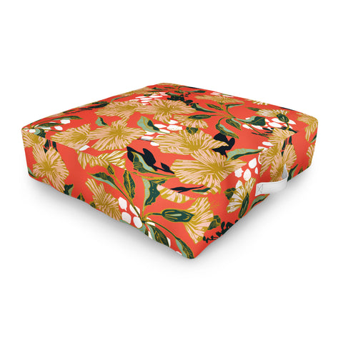 Marta Barragan Camarasa Flowering sweet bloom 01 Outdoor Floor Cushion