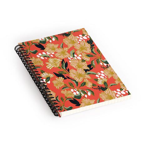 Marta Barragan Camarasa Flowering sweet bloom 01 Spiral Notebook
