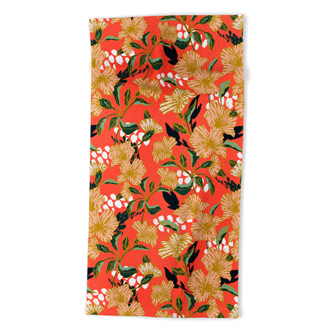 Marta Barragan Camarasa Flowering sweet bloom 01 Beach Towel
