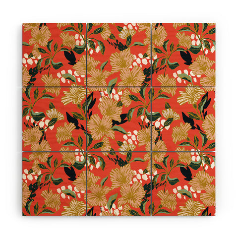 Marta Barragan Camarasa Flowering sweet bloom 01 Wood Wall Mural