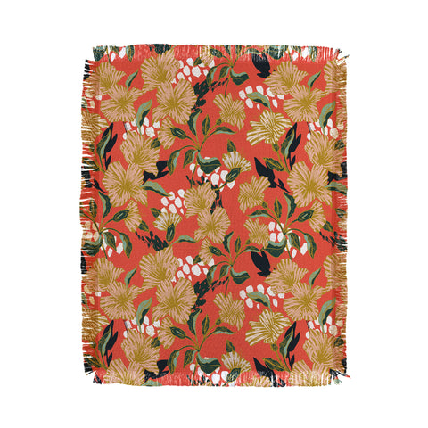 Marta Barragan Camarasa Flowering sweet bloom 01 Throw Blanket
