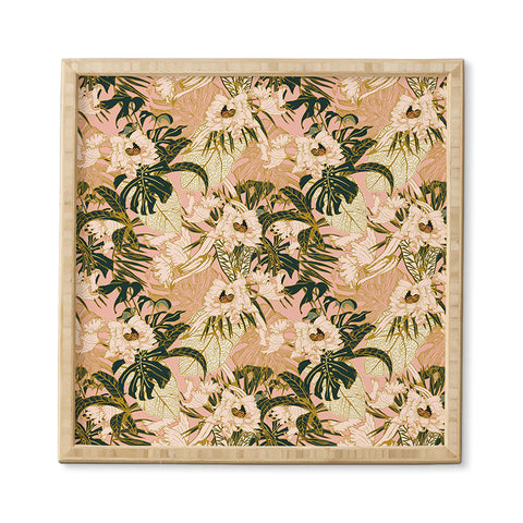 Marta Barragan Camarasa Flowering tropical pink bloom Framed Wall Art