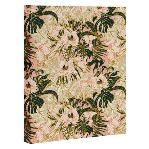 Marta Barragan Camarasa Flowering tropical pink bloom Art Canvas
