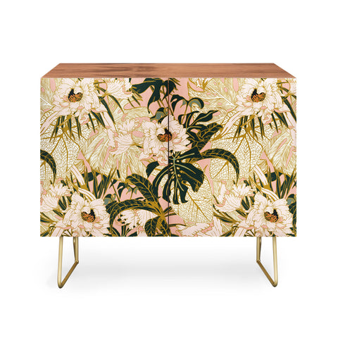 Marta Barragan Camarasa Flowering tropical pink bloom Credenza