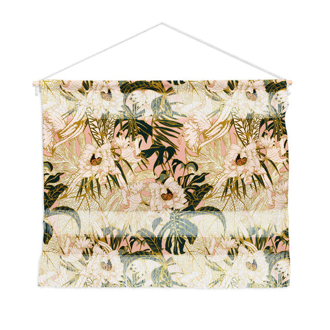 Marta Barragan Camarasa Flowering tropical pink bloom Wall Hanging Landscape