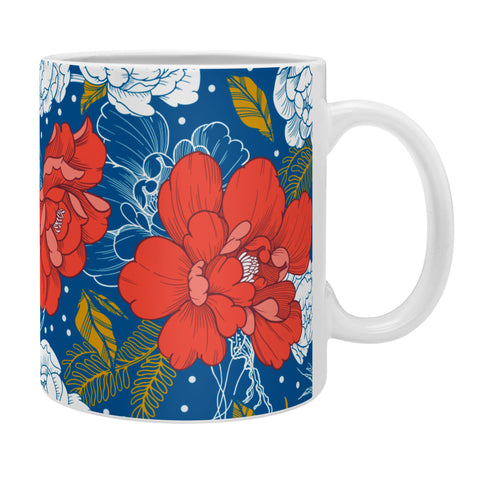 Marta Barragan Camarasa Flowers in the ocean Coffee Mug