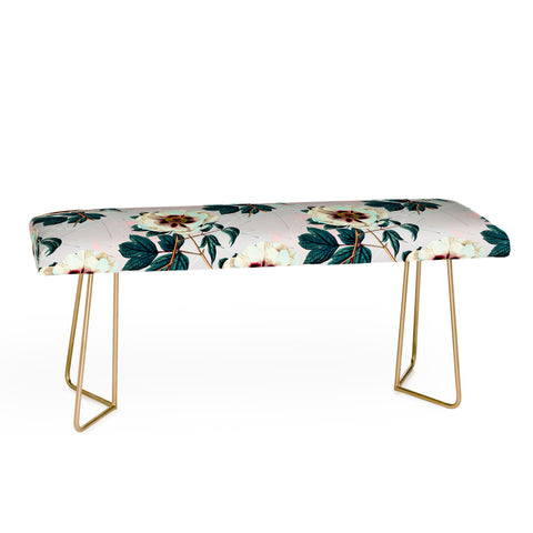 Marta Barragan Camarasa Flowery blooming with geometric Bench