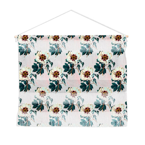 Marta Barragan Camarasa Flowery blooming with geometric Wall Hanging Landscape