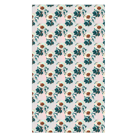 Marta Barragan Camarasa Flowery blooming with geometric Tablecloth