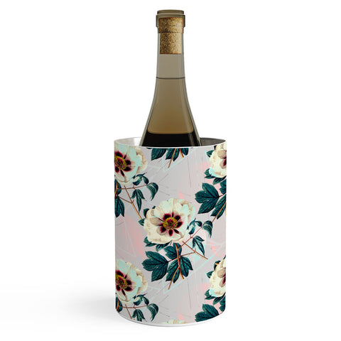 Marta Barragan Camarasa Flowery blooming with geometric Wine Chiller