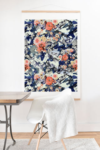 Marta Barragan Camarasa Flowery camo Art Print And Hanger