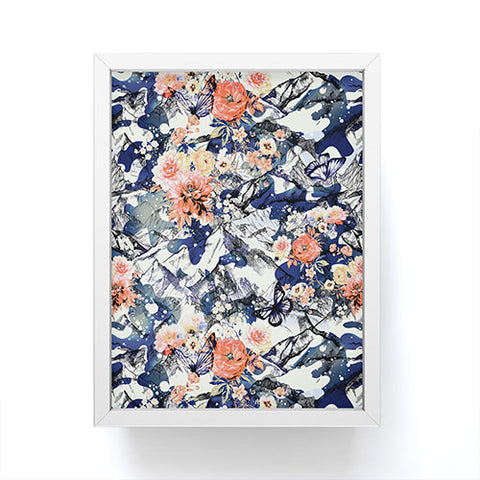 Marta Barragan Camarasa Flowery camo Framed Mini Art Print