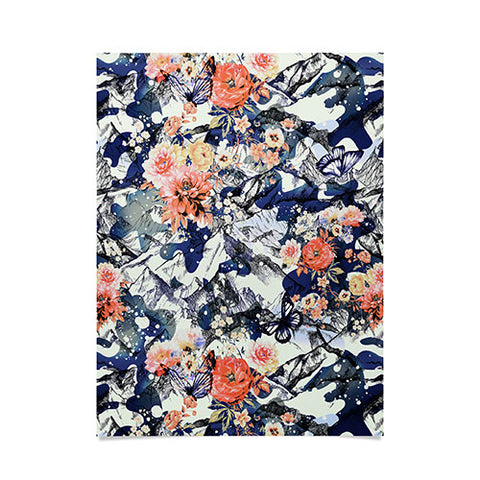 Marta Barragan Camarasa Flowery camo Poster