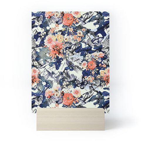 Marta Barragan Camarasa Flowery camo Mini Art Print