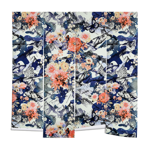 Marta Barragan Camarasa Flowery camo Wall Mural