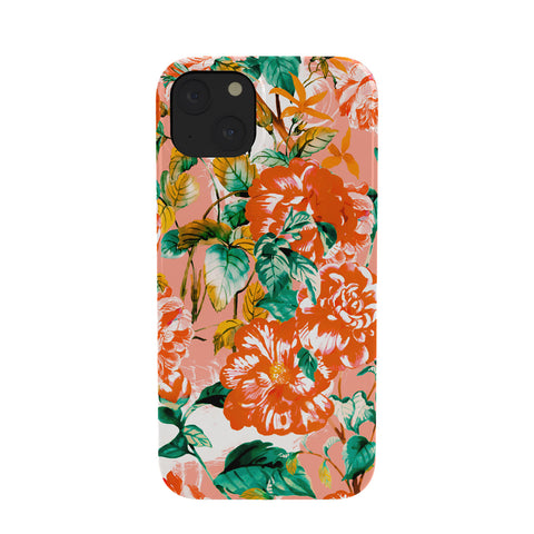 Marta Barragan Camarasa Flowery coral garden Phone Case