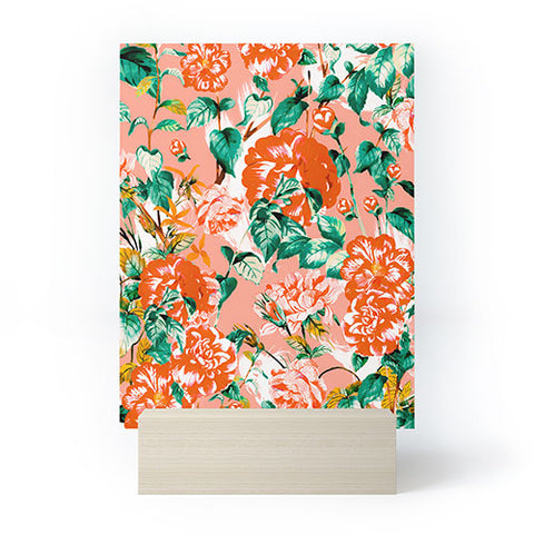 Marta Barragan Camarasa Flowery coral garden Mini Art Print