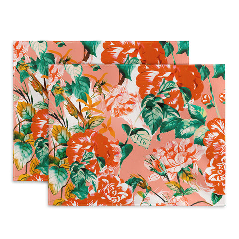 Marta Barragan Camarasa Flowery coral garden Placemat
