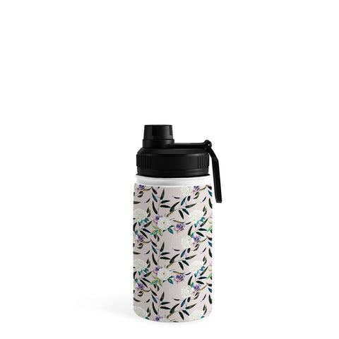 Marta Barragan Camarasa Flowery flowers pattern Water Bottle
