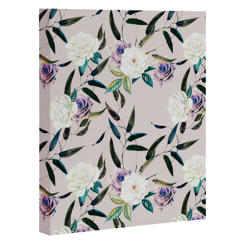 Marta Barragan Camarasa Flowery flowers pattern Art Canvas