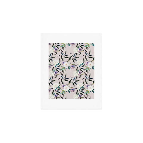 Marta Barragan Camarasa Flowery flowers pattern Art Print