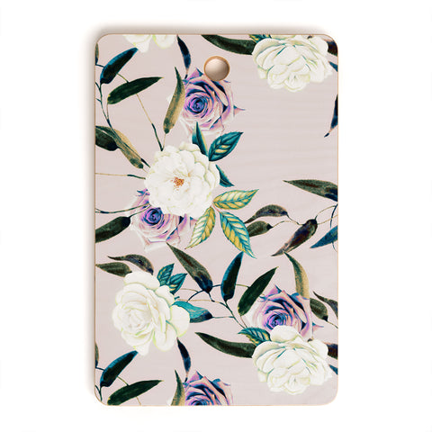 Marta Barragan Camarasa Flowery flowers pattern Cutting Board Rectangle