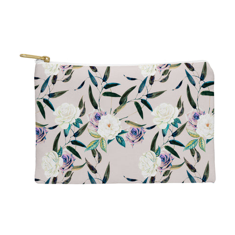 Marta Barragan Camarasa Flowery flowers pattern Pouch
