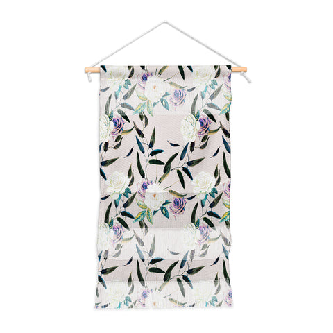 Marta Barragan Camarasa Flowery flowers pattern Wall Hanging Portrait