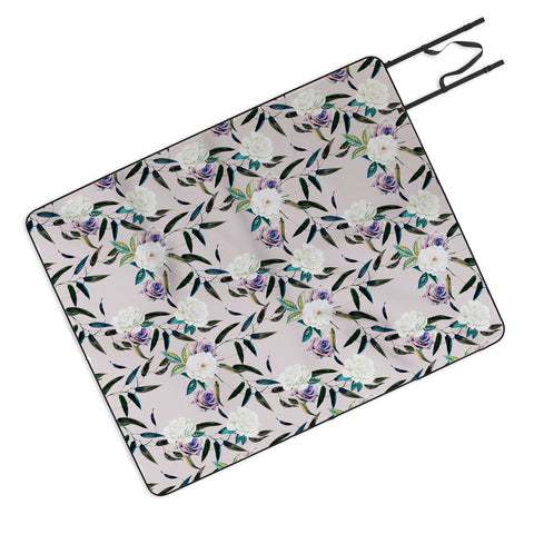 Marta Barragan Camarasa Flowery flowers pattern Picnic Blanket