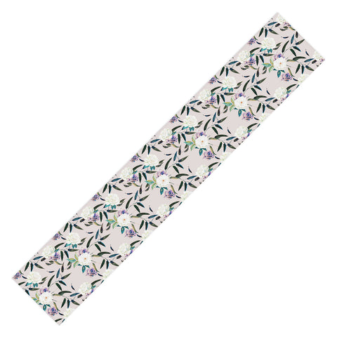 Marta Barragan Camarasa Flowery flowers pattern Table Runner