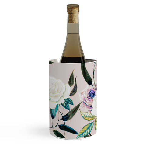 Marta Barragan Camarasa Flowery flowers pattern Wine Chiller