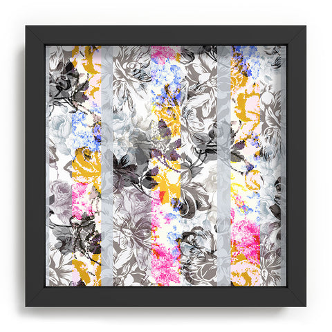Marta Barragan Camarasa Flowery Fractal Recessed Framing Square