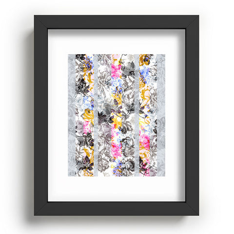 Marta Barragan Camarasa Flowery Fractal Recessed Framing Rectangle