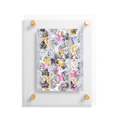 Marta Barragan Camarasa Flowery Fractal Floating Acrylic Print
