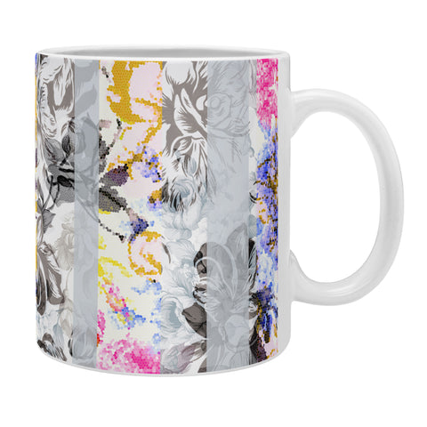 Marta Barragan Camarasa Flowery Fractal Coffee Mug