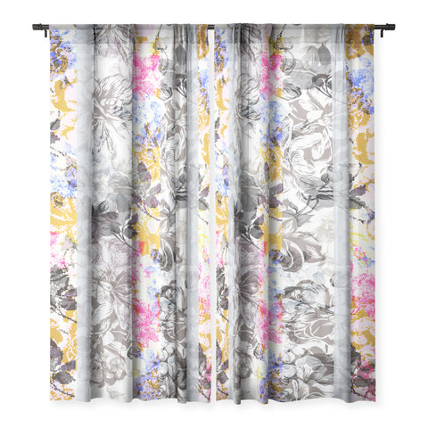 Marta Barragan Camarasa Flowery Fractal Sheer Non Repeat