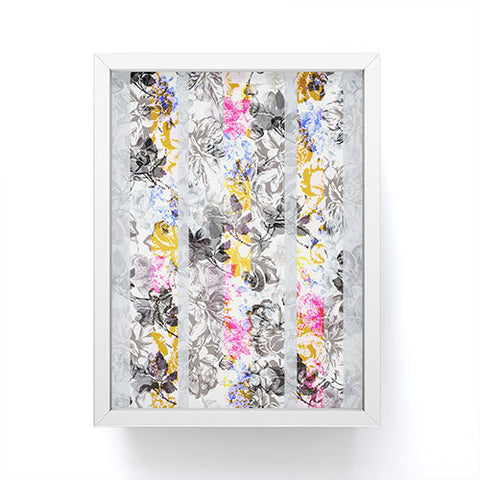 Marta Barragan Camarasa Flowery Fractal Framed Mini Art Print