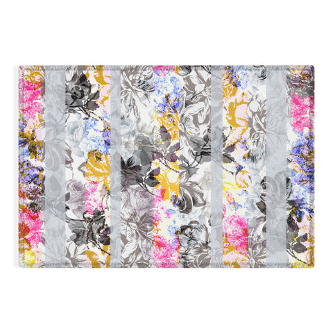 Marta Barragan Camarasa Flowery Fractal Outdoor Rug