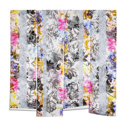 Marta Barragan Camarasa Flowery Fractal Wall Mural