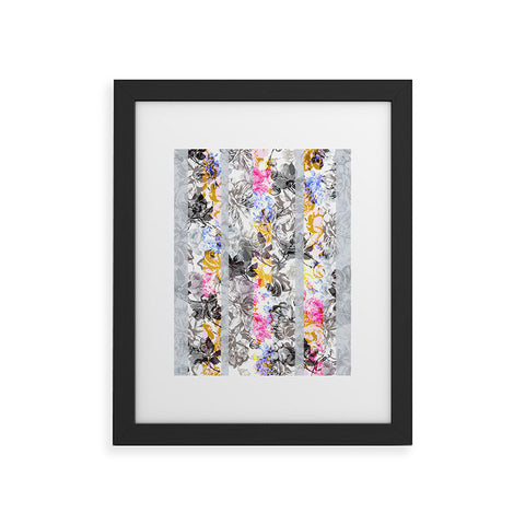 Marta Barragan Camarasa Flowery Fractal Framed Art Print